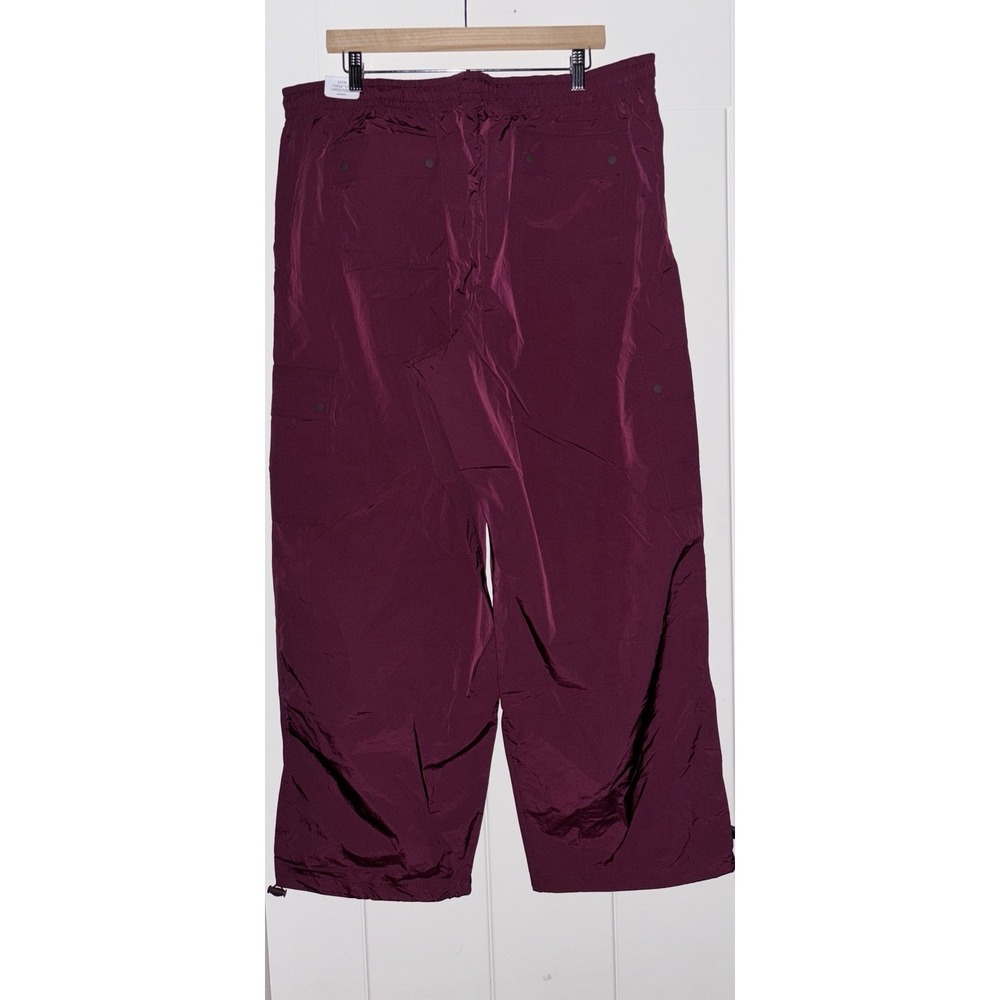 Pink Victoria's Secret Parachute Bungee Toggle Hipster Cargo‎ Pants Size XXL NWT
